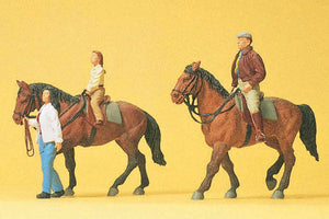Riding People : Preiser - Painted Complete HO (1:87) 10501