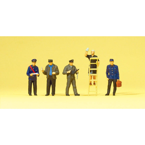 Railway Staff in the 1950s: Preiser - Finished product HO (1:87) 10558