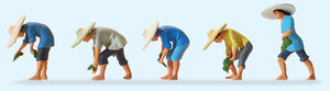People Planting Rice (Straw Hat) : Preiser - Finished product HO(1:87) 10572