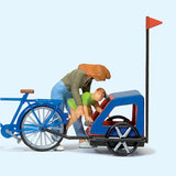 准备家庭自行车旅行（自行车）：Preiser - Painted HO (1:87) 10635