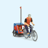 家庭自行车（自行车旅行）：Preiser - 成品 HO (1:87) 10638