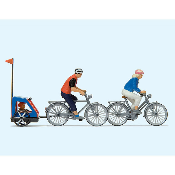 Ciclismo familiar (viaje en bicicleta): Preiser - Producto terminado HO (1:87) 10638