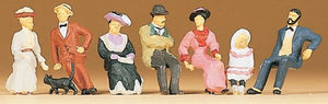 Seated People of the Olden Days: Preiser - Finished product HO (1:87) 12137
