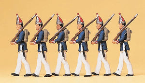 The 1st Kingsguard Infantry Regiment (Grenadier Guards) in 1894 : Preiser painted HO(1:87) 12189