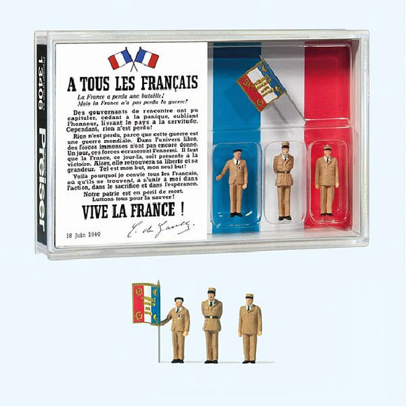 Charles de Gaulle 80th Anniversary Appeal : Preiser - Painted HO(1:87) 13406