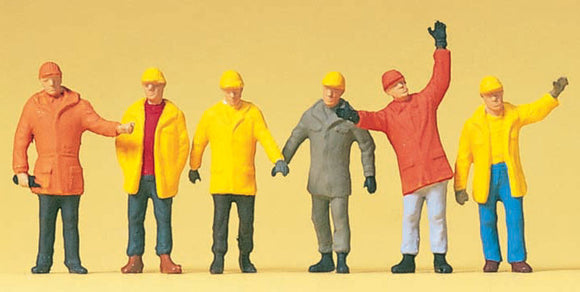 Worker in protective clothing : Preiser - Painted Finish HO(1:87) 14034