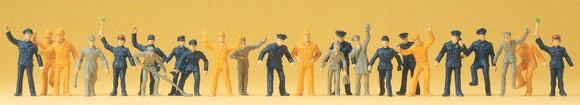 24 Railroad Officials : Preiser - Finished product HO (1:87) 14406