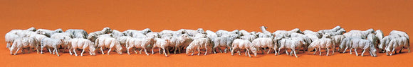 60 Sheep : Preiser - Finished product HO (1:87) 14411