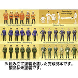 Set of 60 firefighters, paramedics and policemen: Prizer unpainted kit HO(1:87) 16339