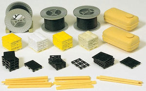Building materials, cables, pallets, etc.: Prizer kit HO (1:87) 17111