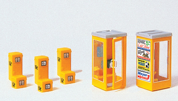 Telephone box and mailbox: Prizer kit HO (1:87) 17213