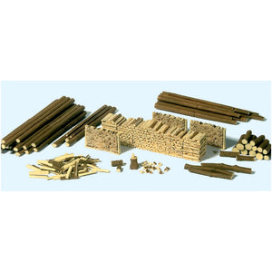 Wood (logs, firewood) set: Prizer Kit HO (1:87) 17609