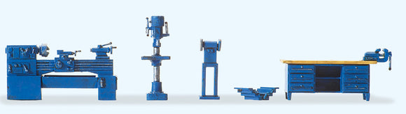 Lathe and drilling machine, workshop tools : Prizer, painted and ready to use HO(1:87) 17706