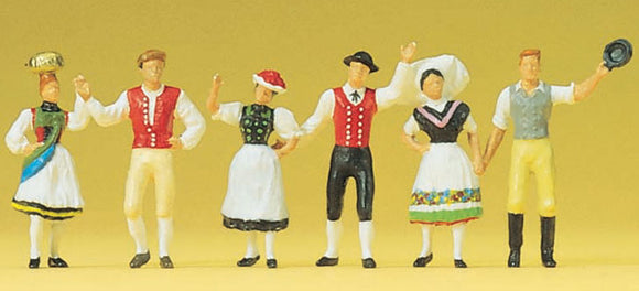 Bailarín del festival bávaro: Preiser - Painted HO (1:87) 24604