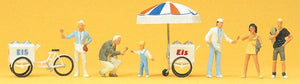 Ice Cream Seller and Customer: Preiser - Finished product HO (1:87) 24661