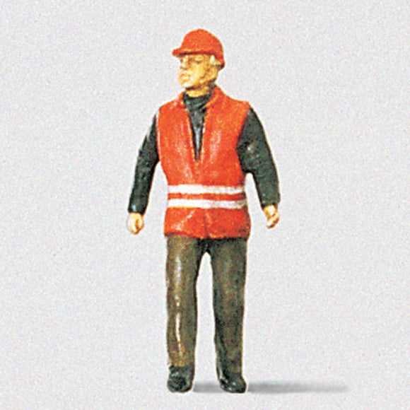 Trabajador con ropa de seguridad: presellado HO (1:87) 28008