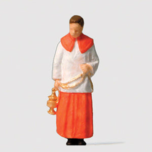 Cathedral guard carrying incense burner (Verger): Preiser, complete painted HO (1:87) 28068