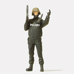 German Local Police Special Forces (SEK): Preiser - Painted HO (1:87) 28088