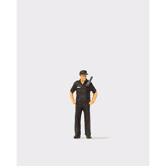Security Guard : Preiser - Painted HO(1:87) 28108