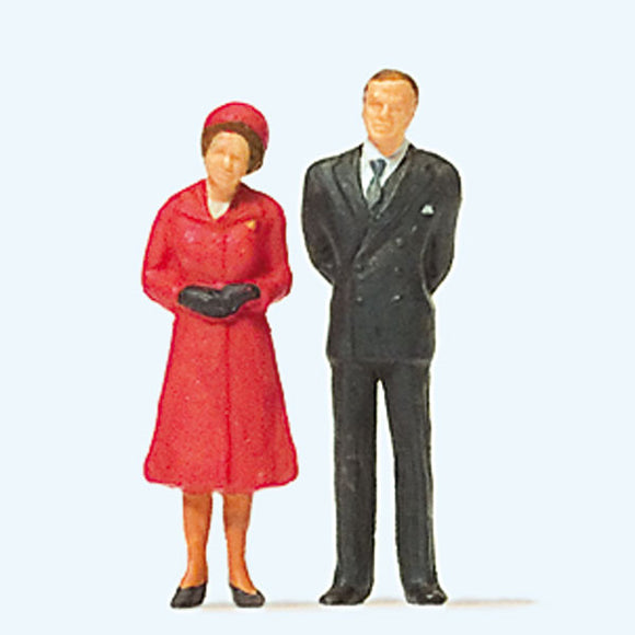 Her Majesty Queen Elizabeth II and His Royal Highness Prince Philip: Prize-winning HO(1:87) 28132