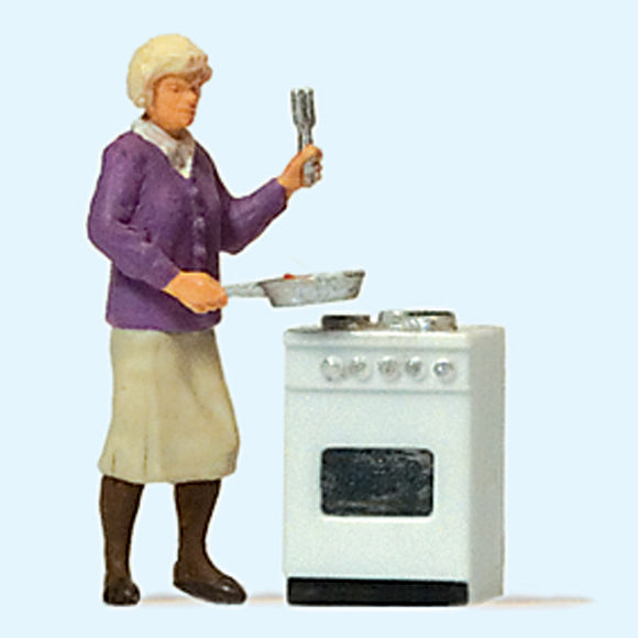 Cooking Mother : Preiser - Finished product HO(1:87) 28133