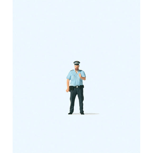 Oficial de policía: Preiser - Acabado pintado HO(1:87) 28236
