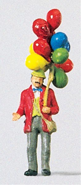 Balloons for sale: Preiser, complete painted HO (1:87) 29000