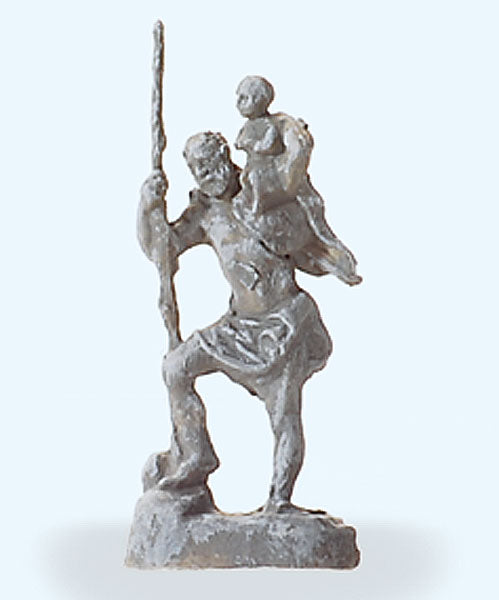 圣克里斯托弗雕像：Preiser - 彩绘 HO (1:87) 29102