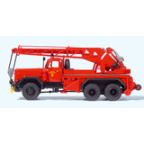 Crane Truck : Preiser Unpainted Kit HO(1:87) 31269