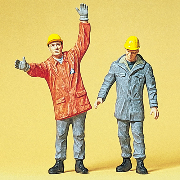 German Federal Technical Assistance Corps (THW) circa 1990 : Preiser - painted 1:22.5 scale 45016