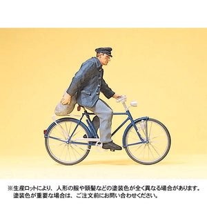 Farmer on a Bicycle : Preiser - Painted 1:22.5 45067
