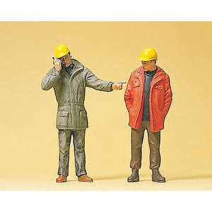 Chimney repairman (worker) : Preiser, painted, 1:22.5 scale 45087