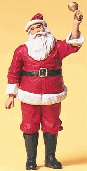 Papá Noel tocando las campanas : Preiser, pintado 1:22.5 45501