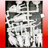 Standing passengers and passers-by: Prizer unpainted kit 1:32 scale 63000