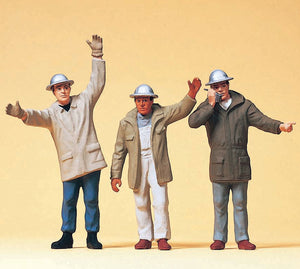 Construction Worker : Preiser - Painted 1:32 63052