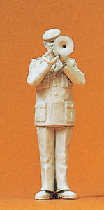 Trombonist of the Military Band: Preiser Unpainted Kit 1:35 64359
