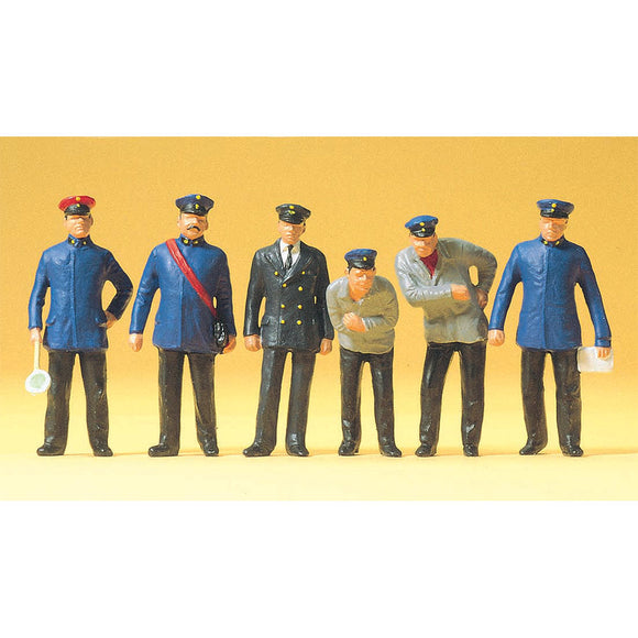 Railway workers in the 1920s and 30s: Preiser, painted 1:43 65329