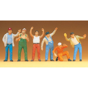 Railway Worker : Preiser - Painted 1:50 68202