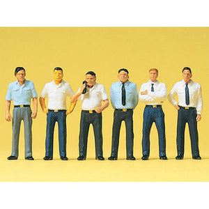 Standing airport staff : Preiser, painted 1:72 72411