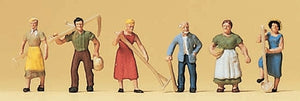 Farmer's People (Europa): Preiser - Painted N (1:160) 79040