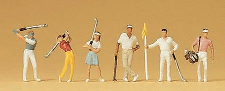 People Playing Golf : Preiser - Finished product N (1:160) 79072