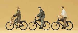 People on Bicycles : Preiser - Finished product N (1:160) 79087