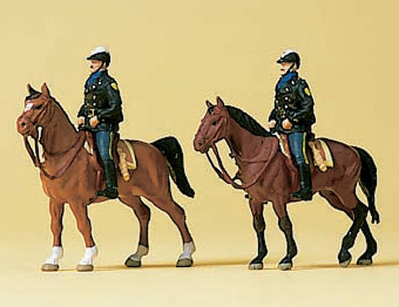 American mounted policeman : Preiser - Painted N(1:160) 79149