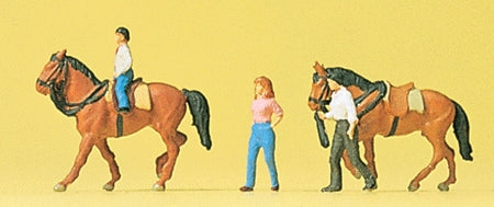 Gente a caballo : Preiser - Producto terminado N (1:160) 79183