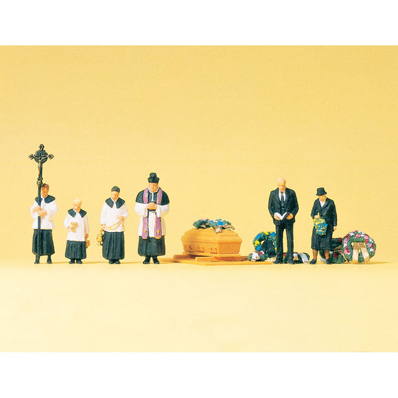 Funeral Católico: Preiser - Acabado pintado N (1:160) 79194