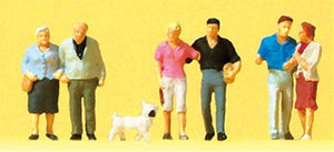 Couple and Dog : Preiser - Finished product N (1:160) 79209