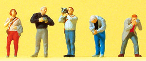 People holding a camera : Preiser - Finished product N (1:160) 79210