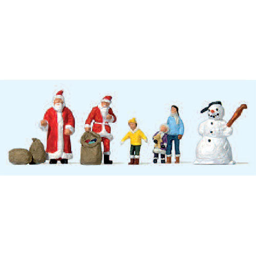 Father Christmas, Child, Snowman : Preiser - Finished product N (1:160) 79226