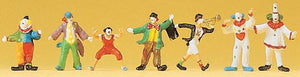 Various Clowns and Clowns of the Circus : Preiser - Painted N(1:160) 79700