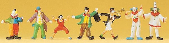 马戏团的各种小丑和小丑 : Preiser - Painted N(1:160) 79700